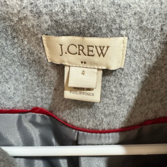 J. Crew Classic Gray Peacoat with Gold Buttons ๐งฅ - Picture 4 of 5